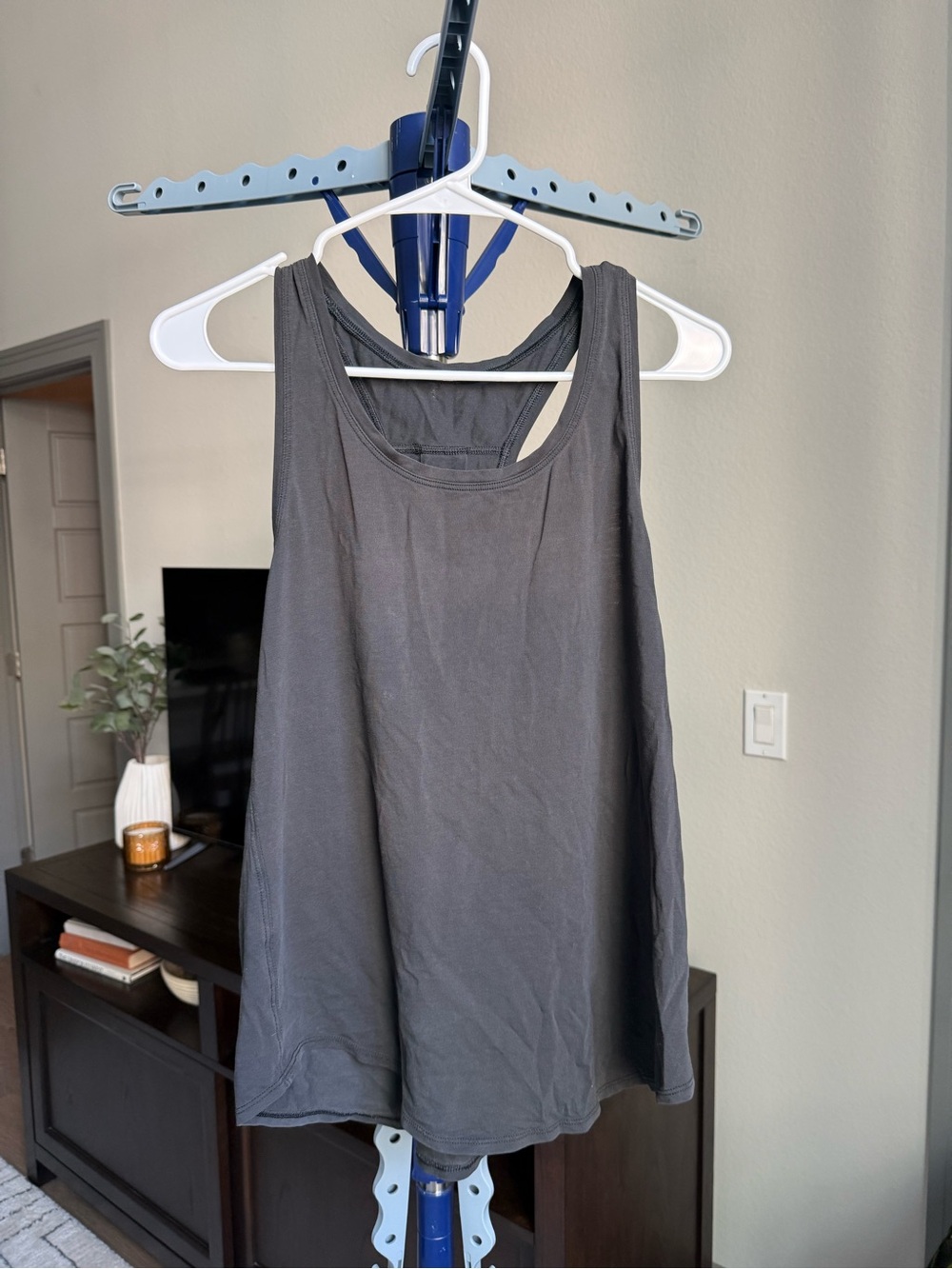 Lululemon Yogi Everyday Tank Top Heathered Black